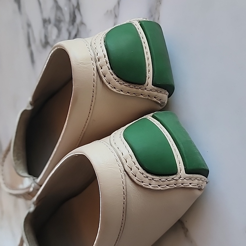Tory Burch Cream Slide on Loafers Wome's Size 8 - Picture 5 of 13